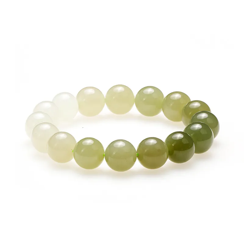 FANHAOGANG JADE Bracelets White Jade/Pale Greenish White Jade Unisex-2