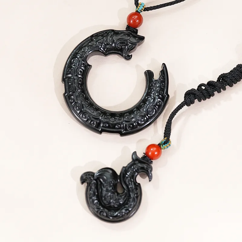 FANHAOGANG JADE Inkstone Necklaces Unisex-6