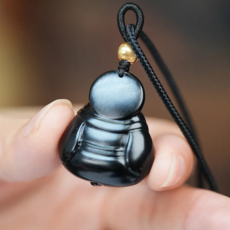 FANHAOGANG JADE Inkstone Necklaces Men's-5