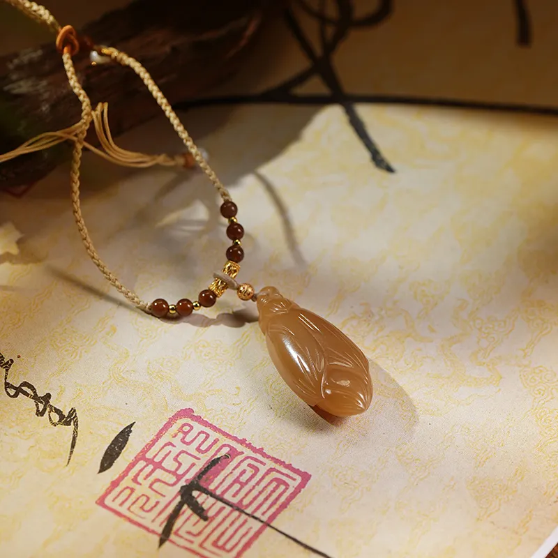 FANHAOGANG JADE Hetian Jade Pendants Sugar Jade Women's-1