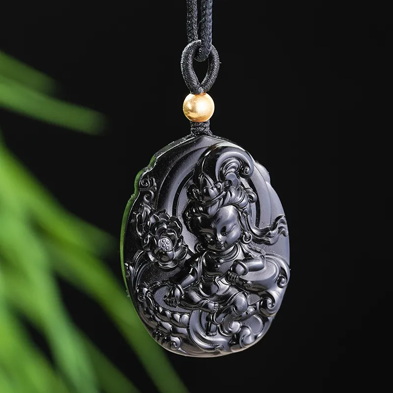 FANHAOGANG JADE Inkstone Necklaces Men's-1