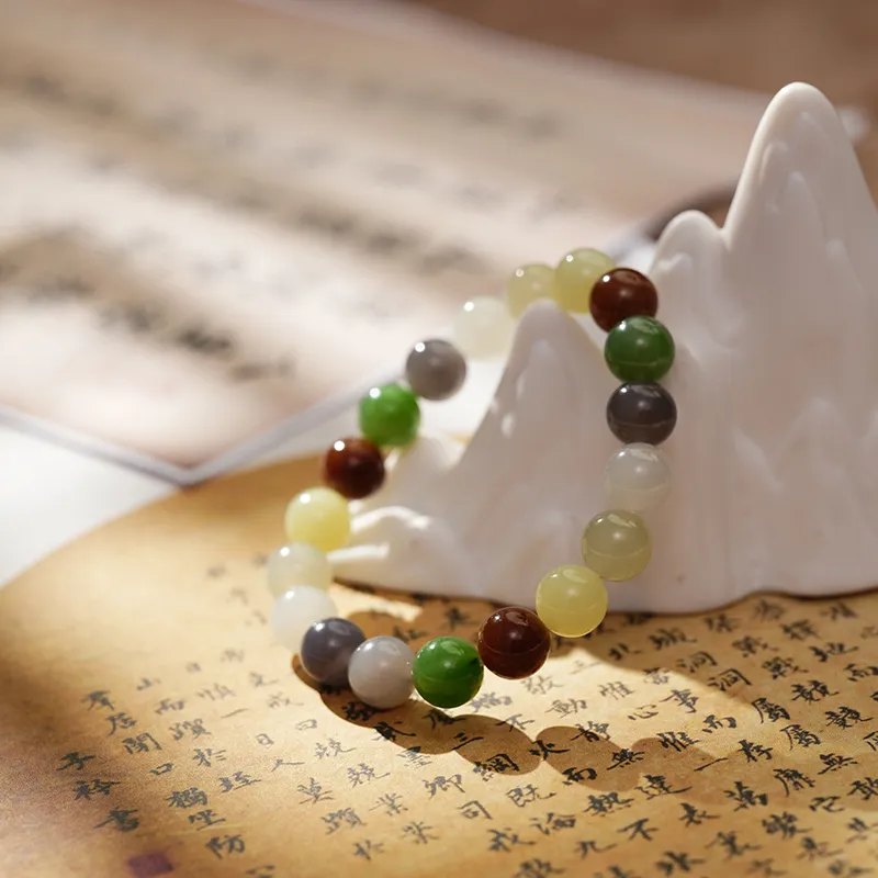 FANHAOGANG JADE Hetian Jade Bracelets White Jade Unisex-2