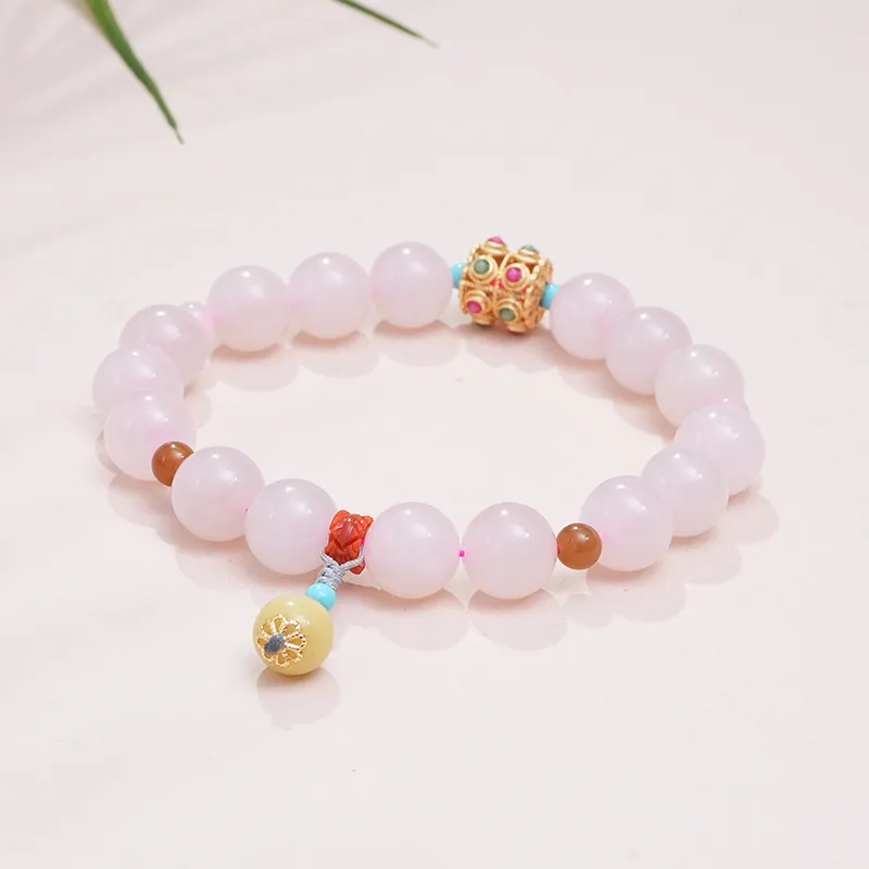 FANHAOGANG JADE Hetian Jade Bracelets Dusty Pink Women's-2