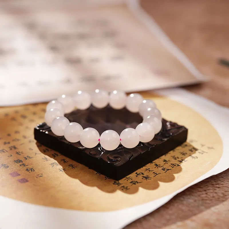 FANHAOGANG JADE Hetian Jade Bracelets Dusty Pink Women's-2
