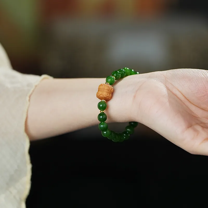 FANHAOGANG JADE Hetian Jade Bracelets Jasper Unisex-4