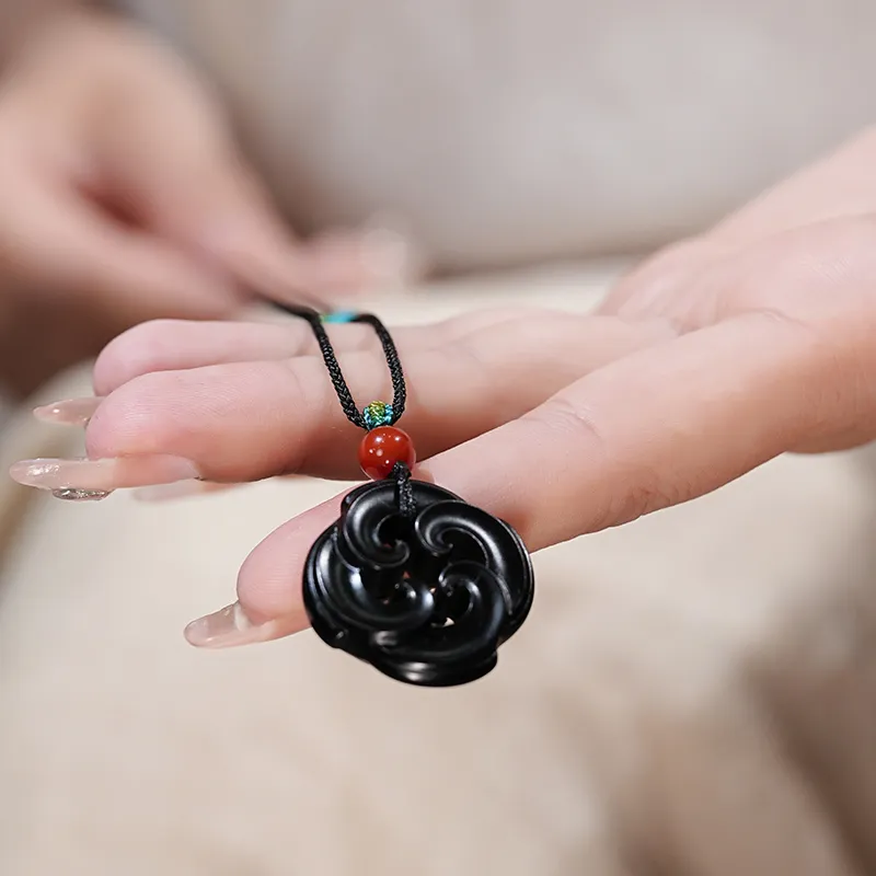 FANHAOGANG JADE Inkstone Necklaces Unisex-4