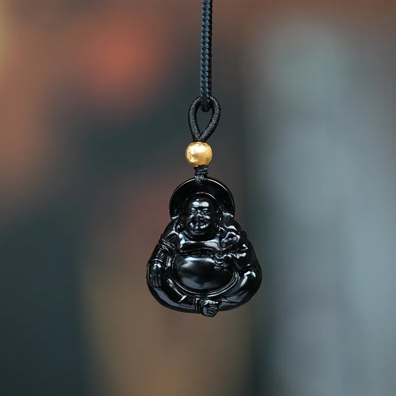 FANHAOGANG JADE Inkstone Necklaces Men's-3