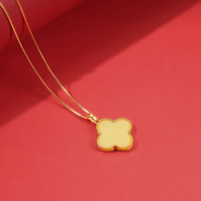 FANHAOGANG JADE Hetian Jade Pendants Yellow Jade Women's-5
