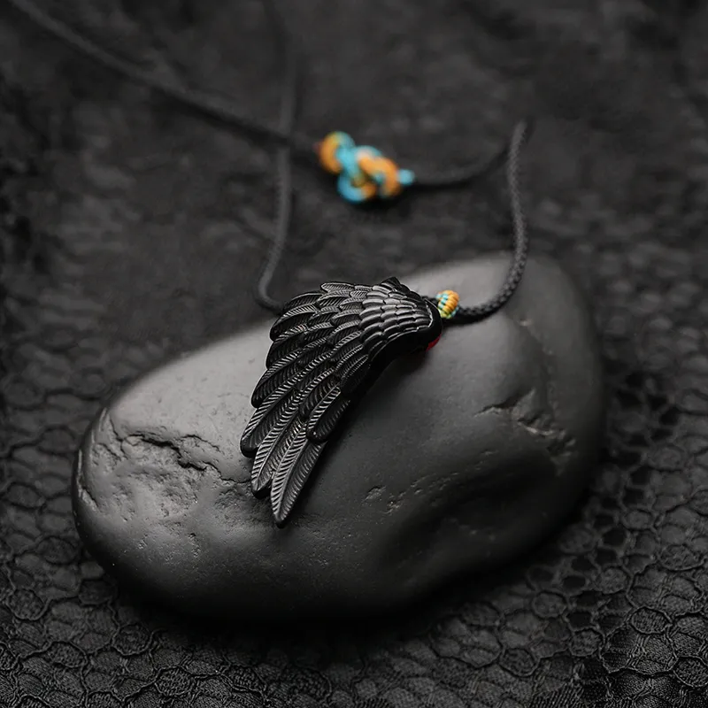FANHAOGANG JADE Inkstone Necklaces Men's-2