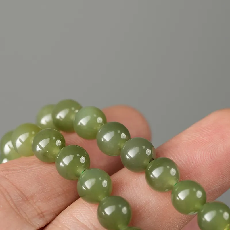 FANHAOGANG JADE Hetian Jade Necklaces Green Jade Women's-2