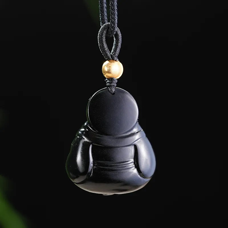 FANHAOGANG JADE Inkstone Necklaces Men's-2