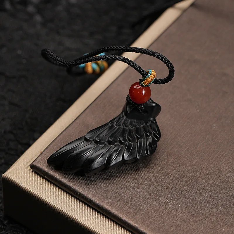 FANHAOGANG JADE Inkstone Necklaces Men's-5