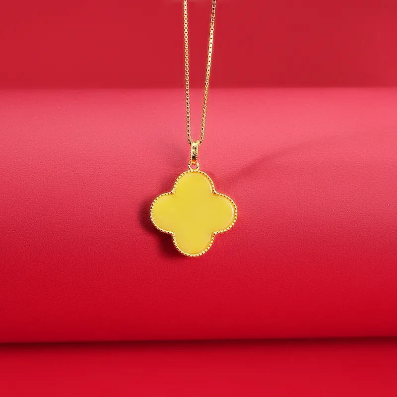FANHAOGANG JADE Hetian Jade Pendants Yellow Jade Women's-4