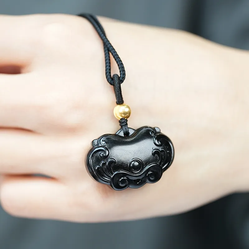 FANHAOGANG JADE Inkstone Necklaces Unisex-5