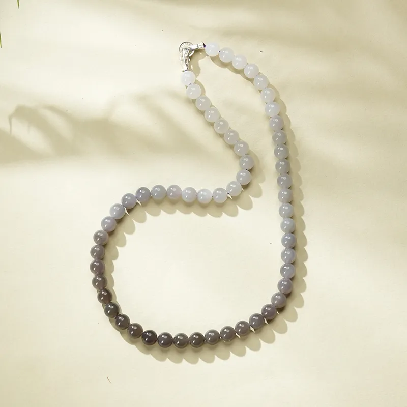 FANHAOGANG JADE Hetian Jade Necklaces Smoky Purple Women's-4