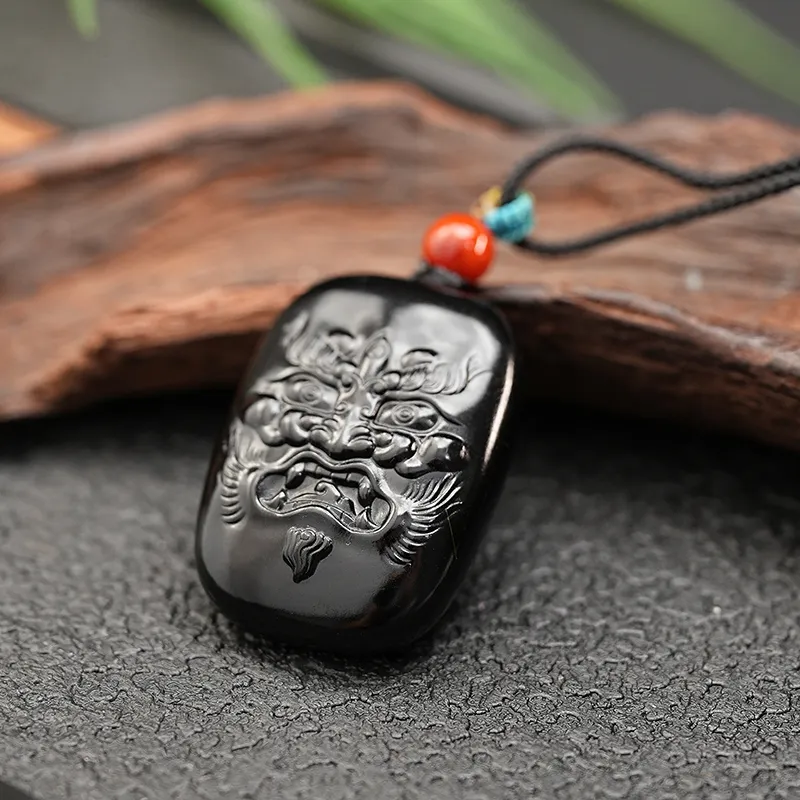 FANHAOGANG JADE Inkstone Necklaces Men's-1
