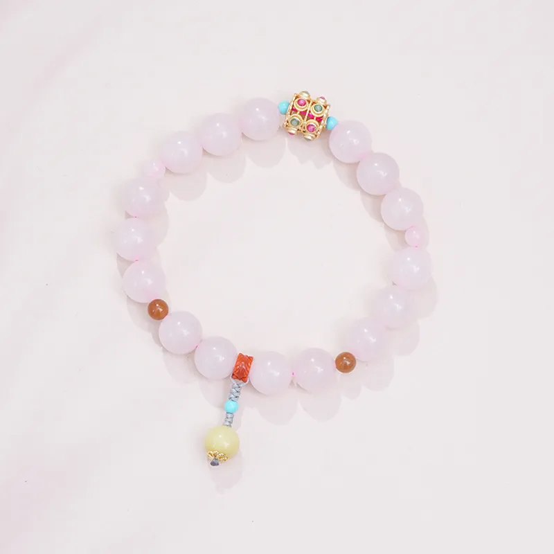 FANHAOGANG JADE Hetian Jade Bracelets Dusty Pink Women's-1
