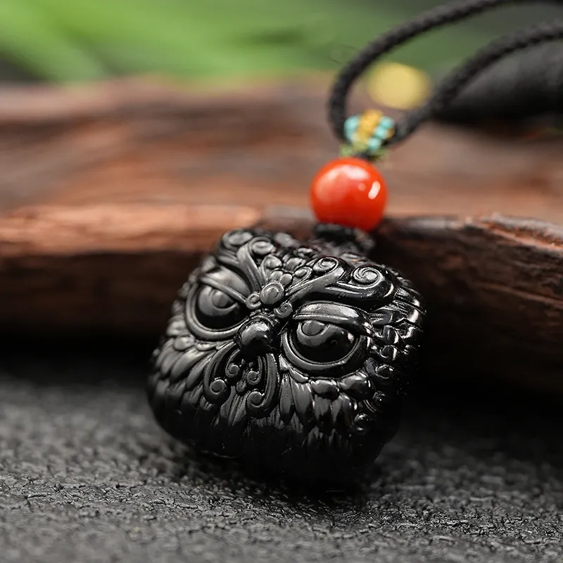 FANHAOGANG JADE Inkstone Necklaces Men's-1