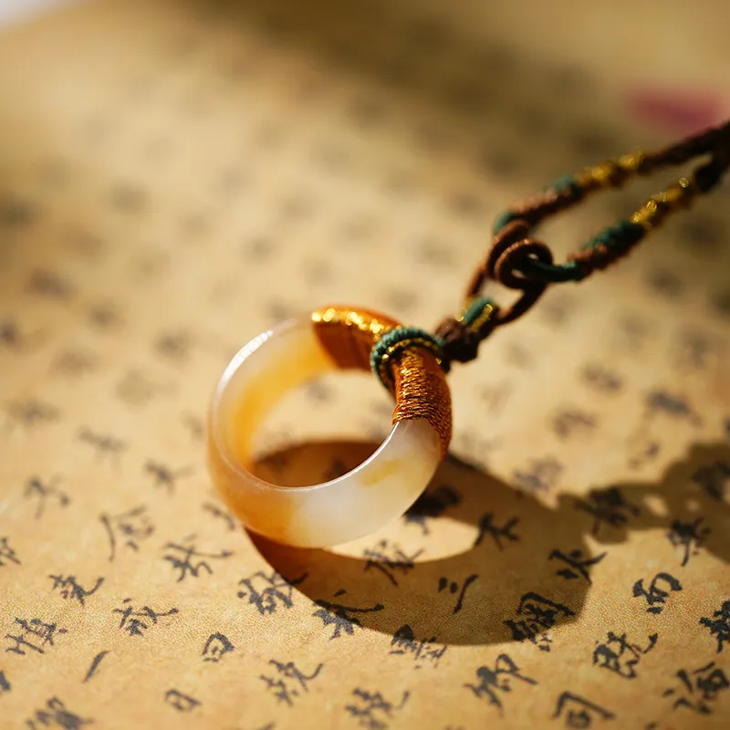 FANHAOGANG JADE Pendants Sugar Jade Unisex-4