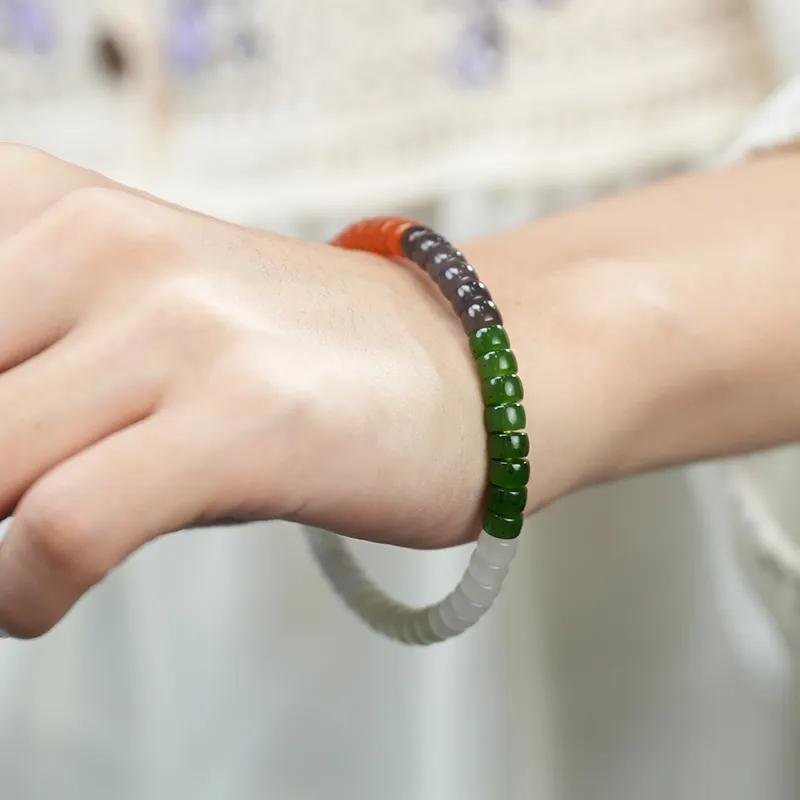 FANHAOGANG JADE Hetian Jade Bracelets White Jade/Pale Greenish White Jade Women's-4