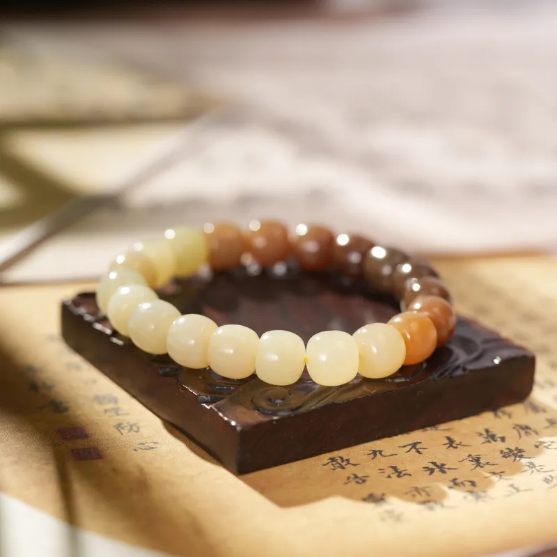 FANHAOGANG JADE Hetian Jade Bracelets Sugar Jade Unisex-3