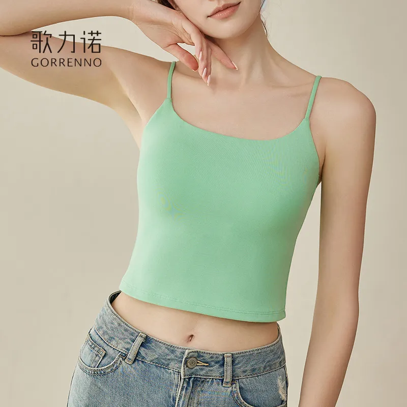 GORRENNO Women's Camisoles-5