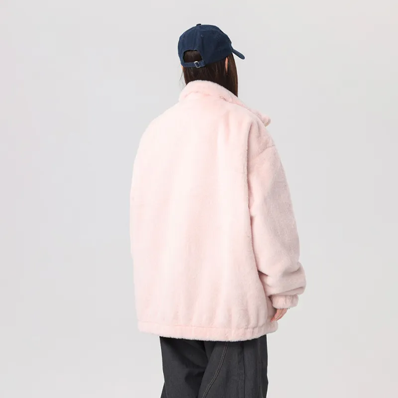 JINBEILE Velvet feel Coat Unisex-8