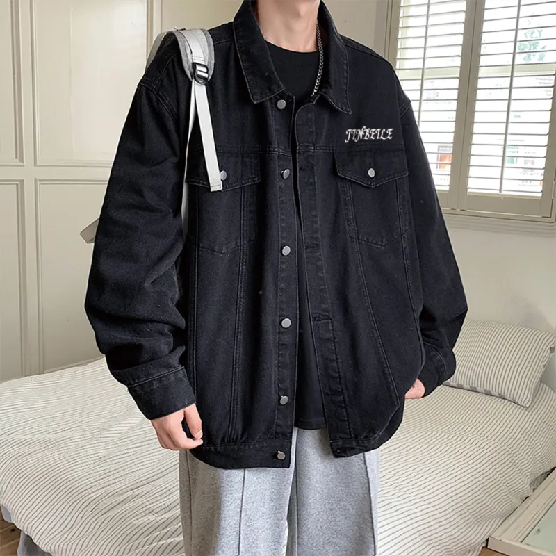 JINBEILE Denim Jackets Unisex-14