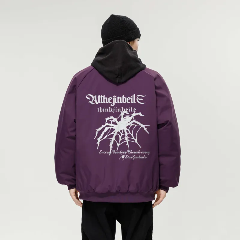 JINBEILE Jackets Coats Unisex Black-9