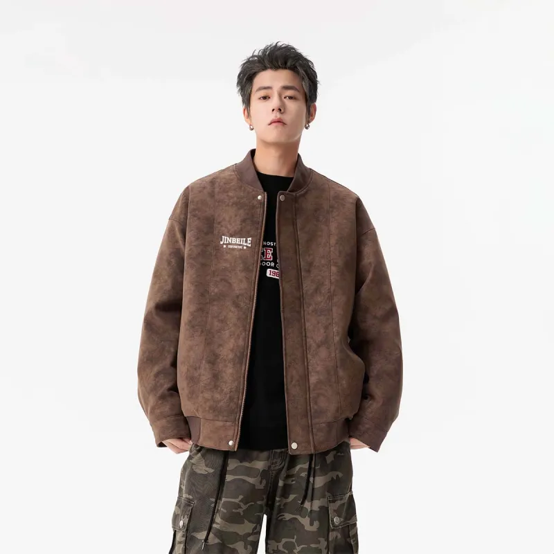 JINBEILE Jackets Coats Unisex Khaki-12