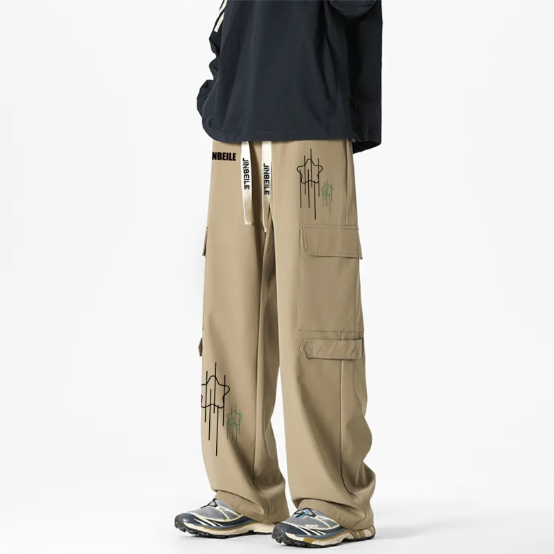 JINBEILE Cargo Pants Unisex-10