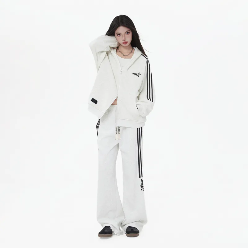 JINBEILE Sweatshirt Sets Unisex-25