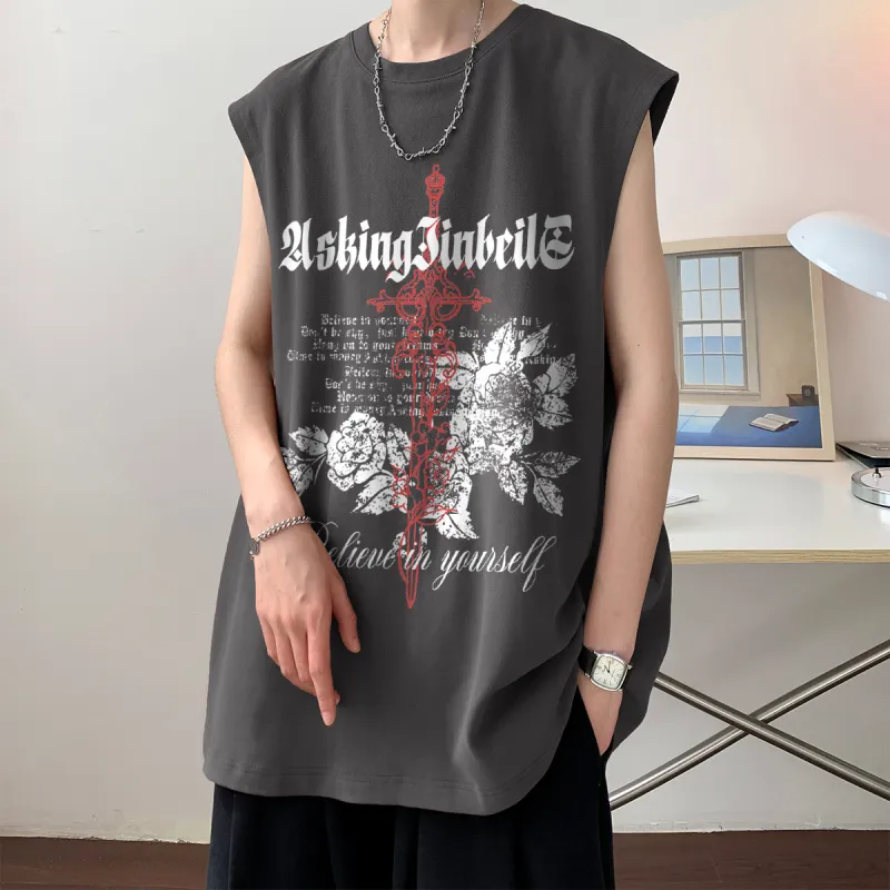 JINBEILE Tank Tops Unisex-28