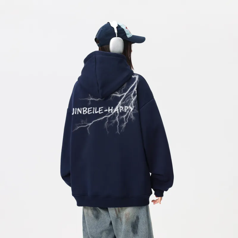 JINBEILE Sweatshirt Unisex White Heather Gray-4