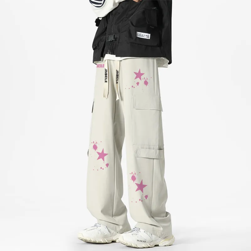 JINBEILE Cargo Pants Unisex-30