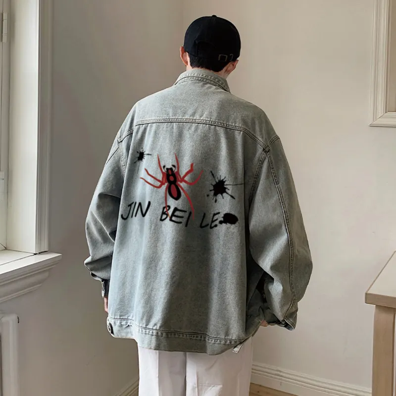 JINBEILE Denim Jackets Unisex-7