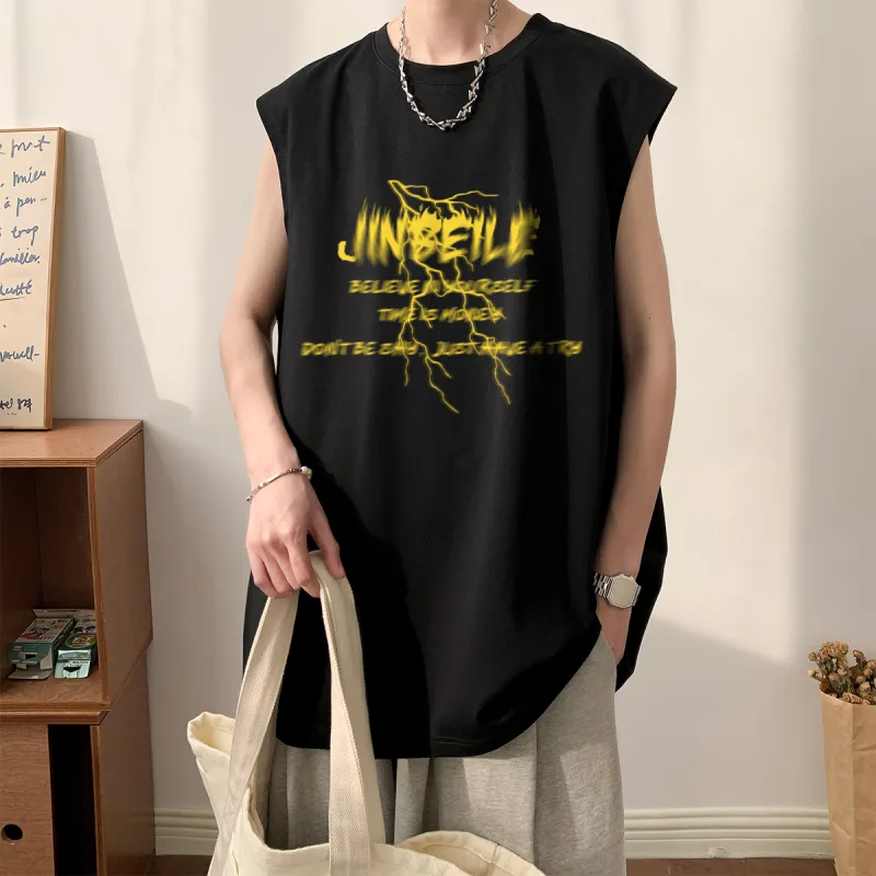 JINBEILE Tank Tops Unisex-7