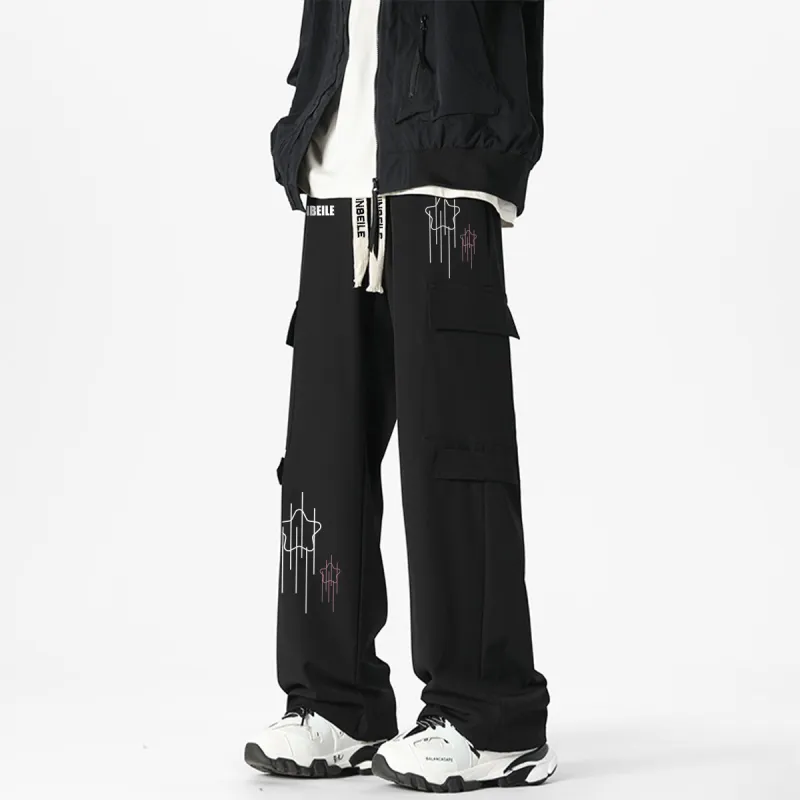 JINBEILE Cargo Pants Unisex-7