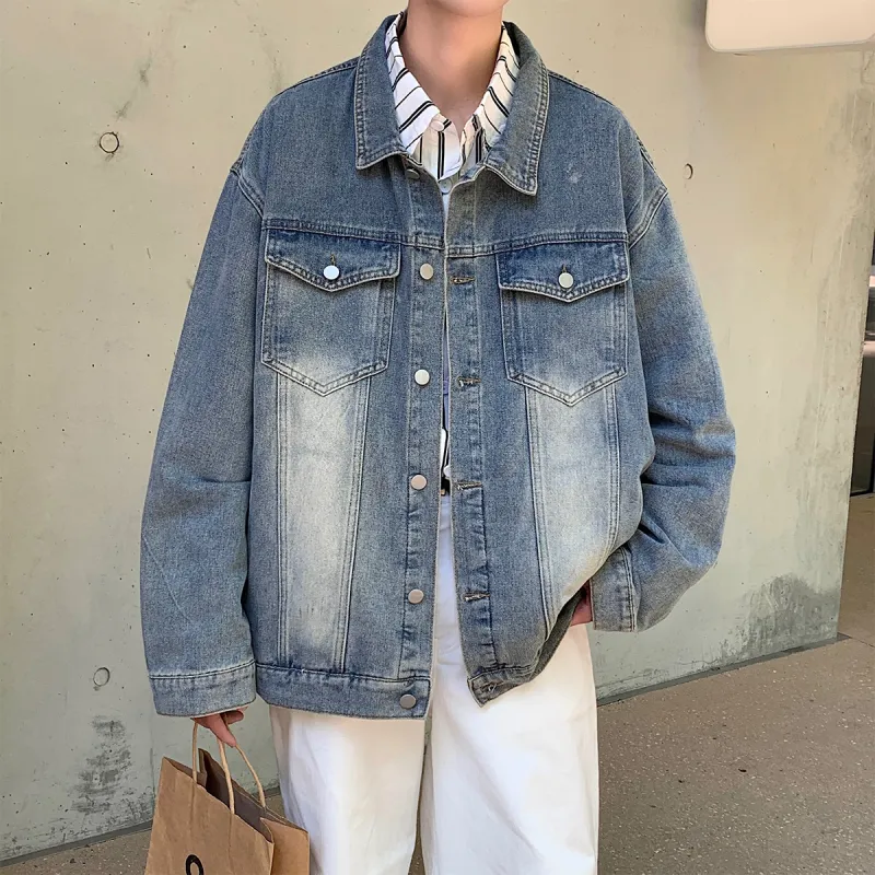 JINBEILE Denim Jackets Unisex-3