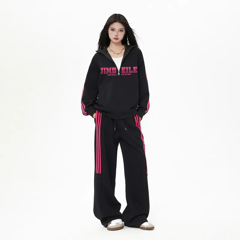 JINBEILE Sweatshirt Sets Unisex-2