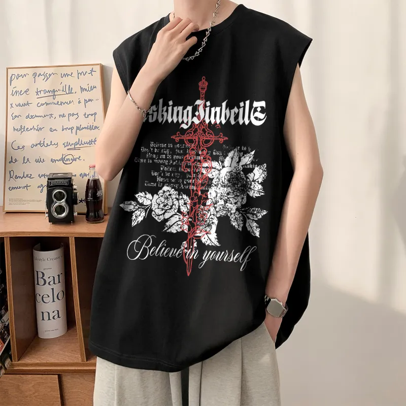 JINBEILE Tank Tops Unisex-7