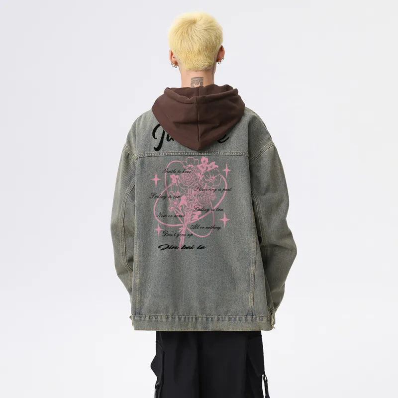 JINBEILE Denim Jackets Unisex-23