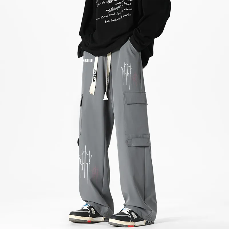 JINBEILE Cargo Pants Unisex-14
