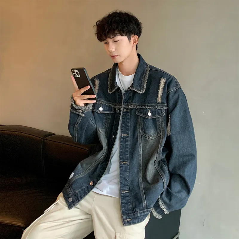 JINBEILE Denim Jackets Unisex-7