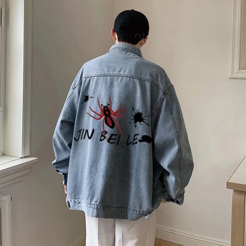JINBEILE Denim Jackets Unisex-2