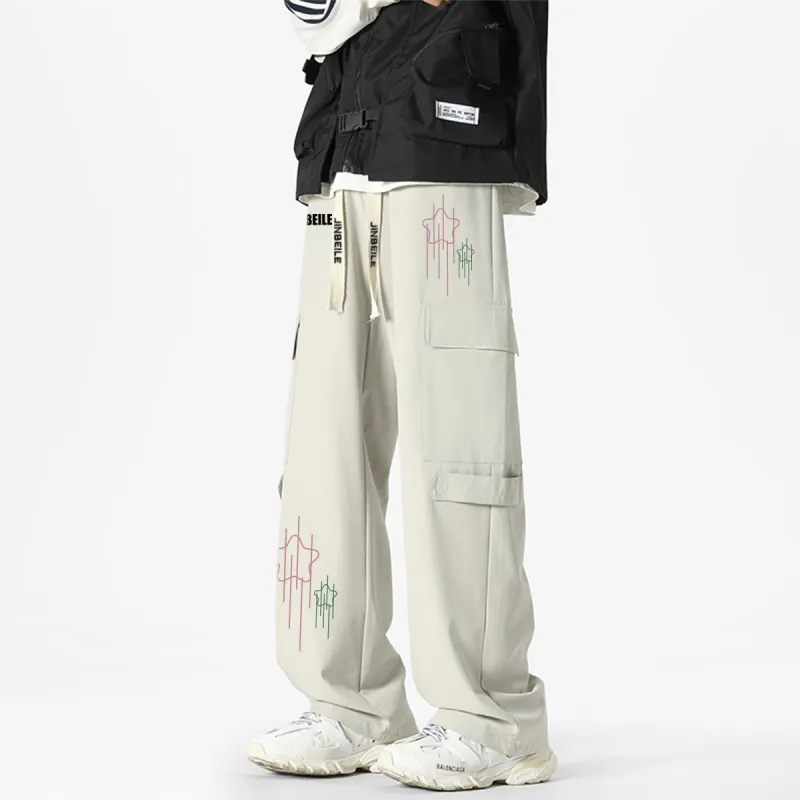 JINBEILE Cargo Pants Unisex-19
