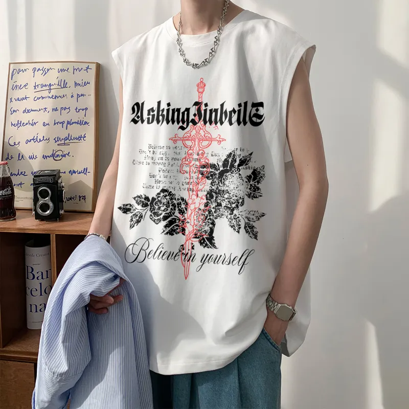 JINBEILE Tank Tops Unisex-17