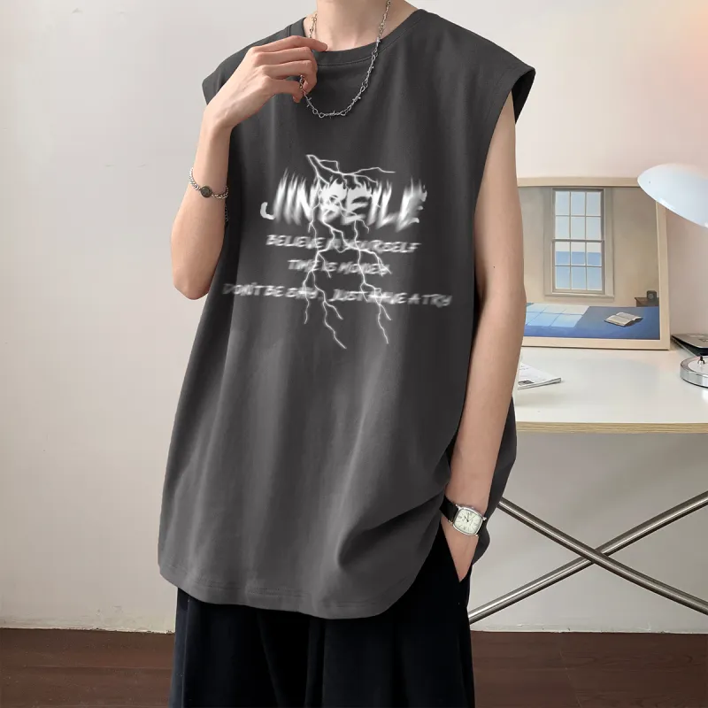 JINBEILE Tank Tops Unisex-23