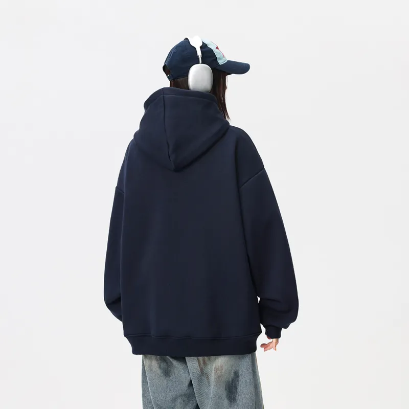 JINBEILE Sweatshirt Unisex White Heather Gray-7