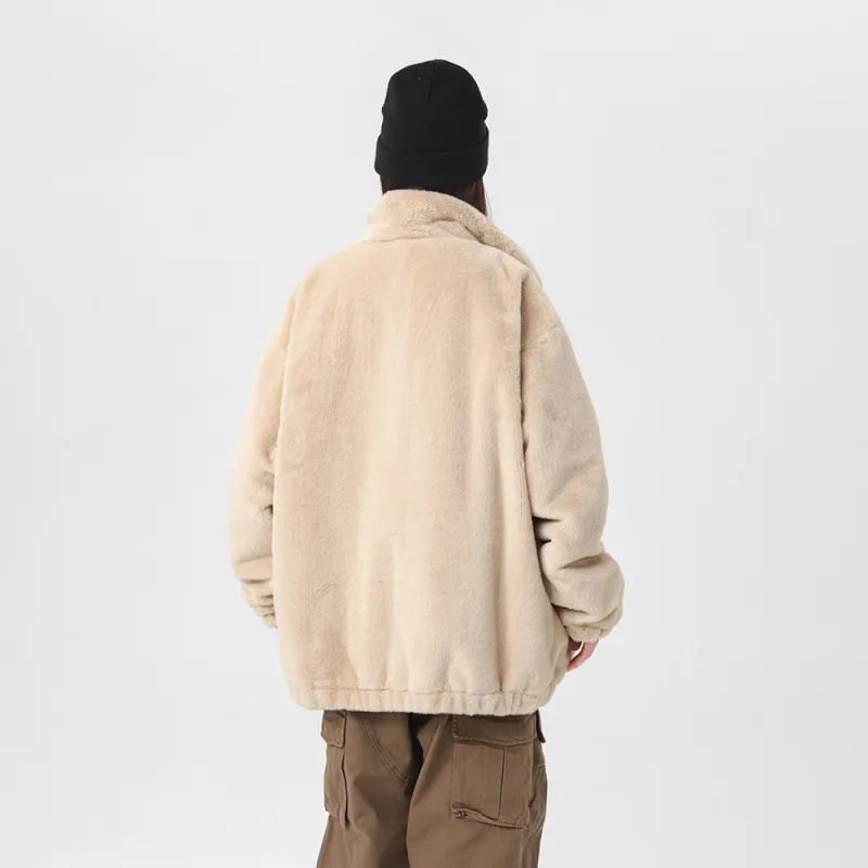 JINBEILE Velvet feel Coat Unisex-14